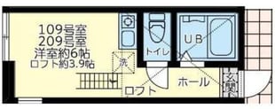 ユナイトミカサ末吉の物件間取画像